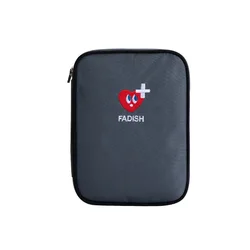 Travel portable medicine bag with large capacity drug pack travel storage bag