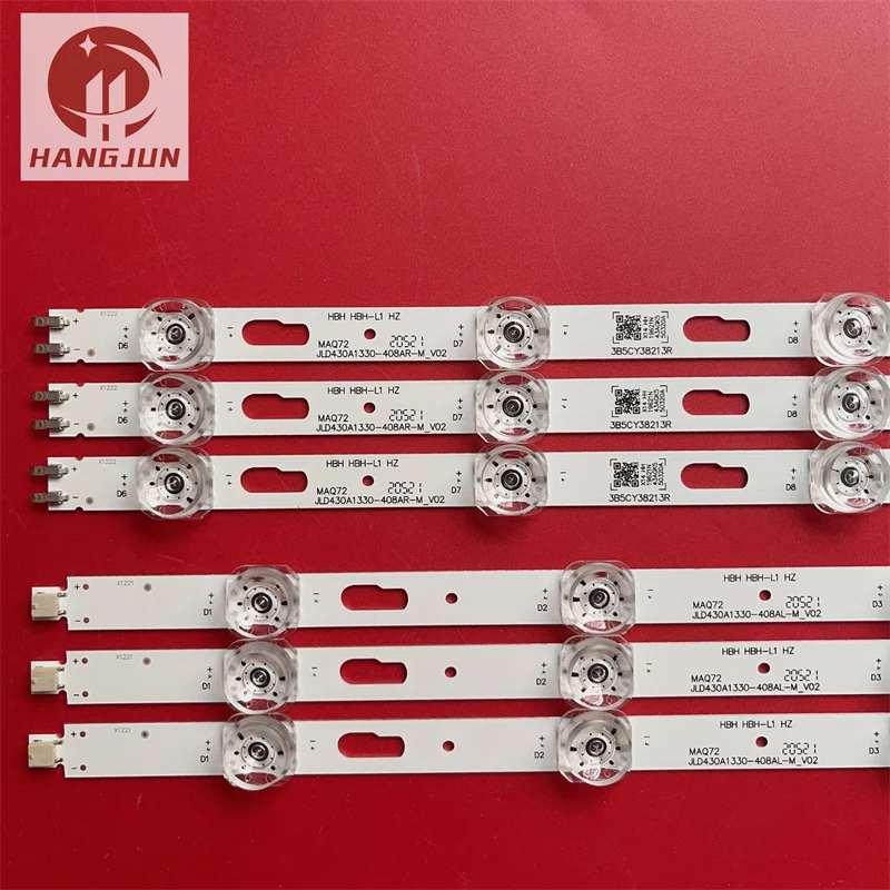 Backlight Strip LED TV for Samsung 43inch JL.D430A1330-408AL-M LED Back Light TV Backlights UN43TU8000 UN43TU8200