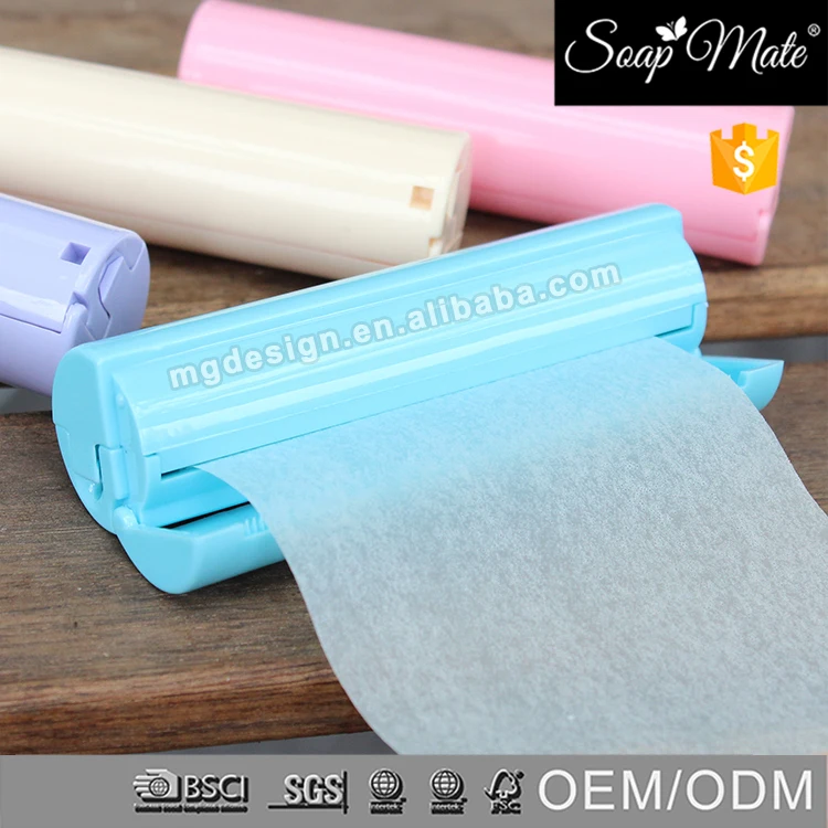 Wholesale Disposable Washing Hand Sheets Rolls Soap  paper for travel Portable  Hand Wash cleaning soap paper