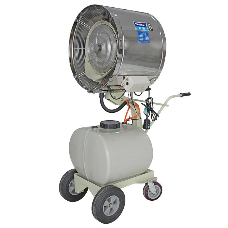 Wholesale Price Workshop Cooling Fan Disinfection Spray Garden Humidifier Cooling Electric Industrial Mist Spray Fan