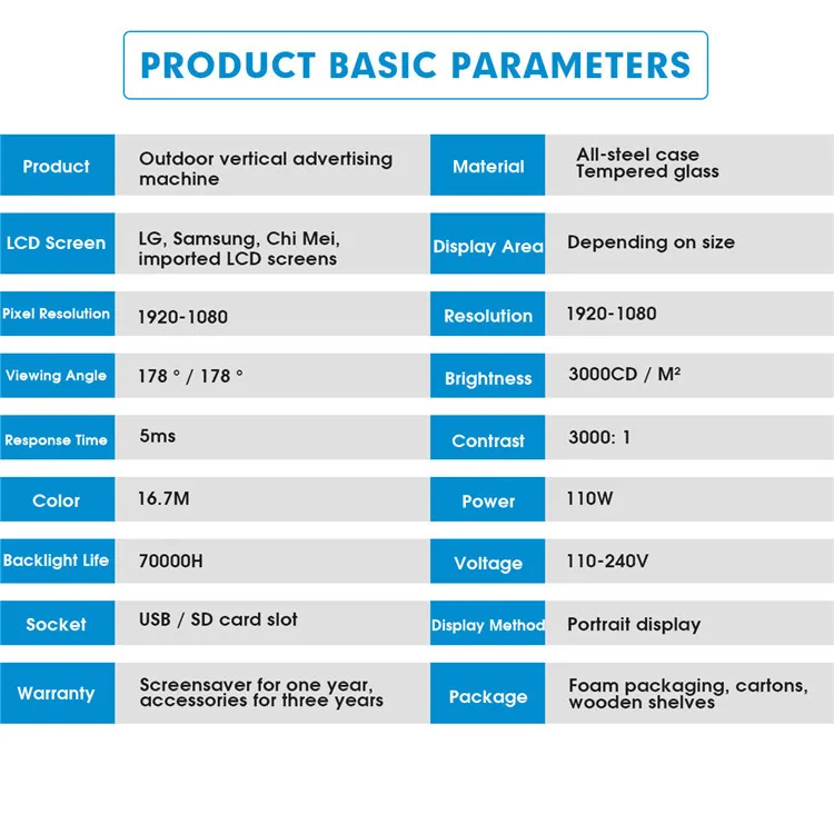 digital advertising screen outdoor