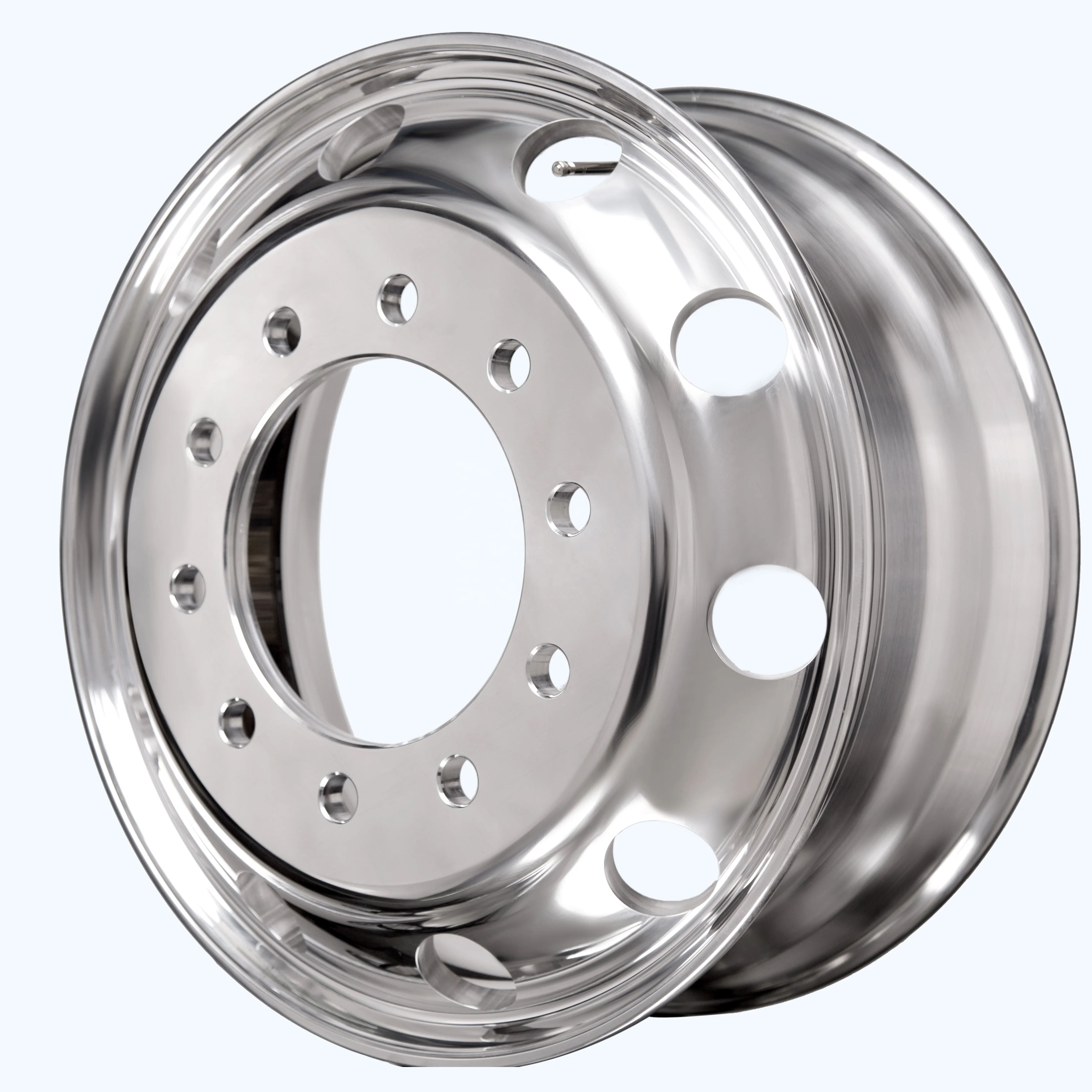 aluminum truck wheels 22.5x7.5 19.5*6.75 22.5*9.00 22.5x11.75 19.5inch 19.5*6.75 aluminum truck wheel rim 6 hole 5 lubang