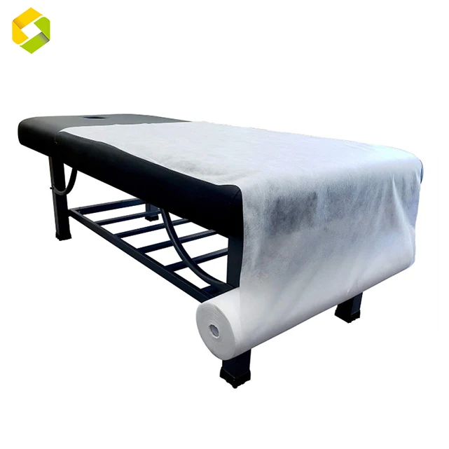 Wholesale  Disposable Nonwoven Pp Sms Bed Cover Sheet Hospital Bed Sheets For Stretchers For Spa/salon