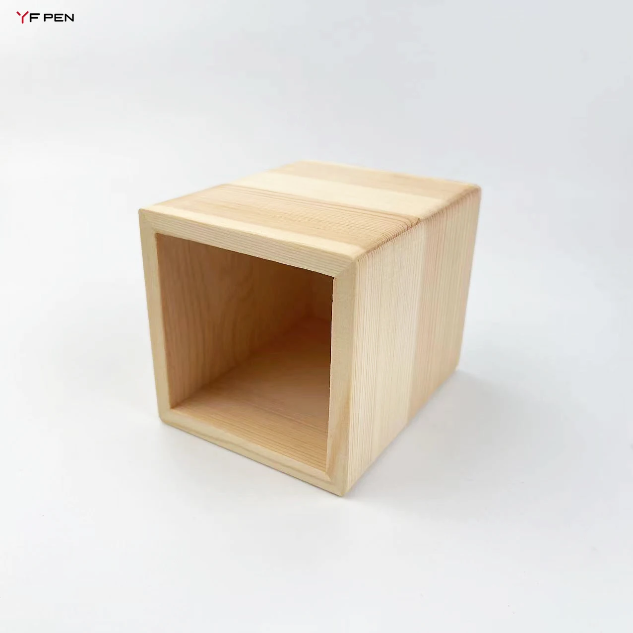 Desk desktop table stationery single stand office Natural material Wood pen holder desk organizer for stand