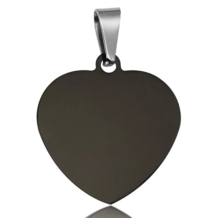 Dog ID Heart Tag Custom Personalized Cat Collar Pendant Engraved Pet Necklace Chain Charm Supplies For Name Products