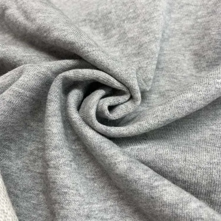 Circular CVC Polyester Cotton Seamless Tube Tubular Terry Seamless Sportswear Knit Fabric For Hoodies