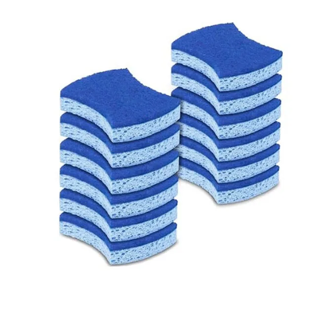 Multicolor Eco Friendly  Compressed Cellulose Magic Kitchen Dish Washing Limpieza Cleaning Sponge Cloth Supplies