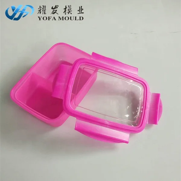 
plastic injection customized design seal pot tank food box container mould mold 