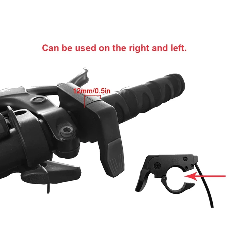 TT-009 Quick Thumb Throttle 12V-72V WP Waterproof Female Electric Ebike Thumb Throttle for Bafang BBS01 BBS02 BBSHD Mid Motor