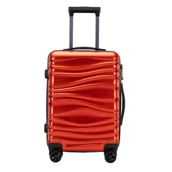 Waterproof Suitcase Customized Logo Print Trolley Luggage Flight Travel Bag
