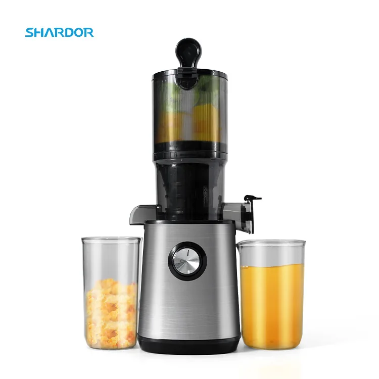 Whole Slow Juicer for Vegetable and Fruit 4.3 Feed Chute 200W Juicer Machines Extractor
