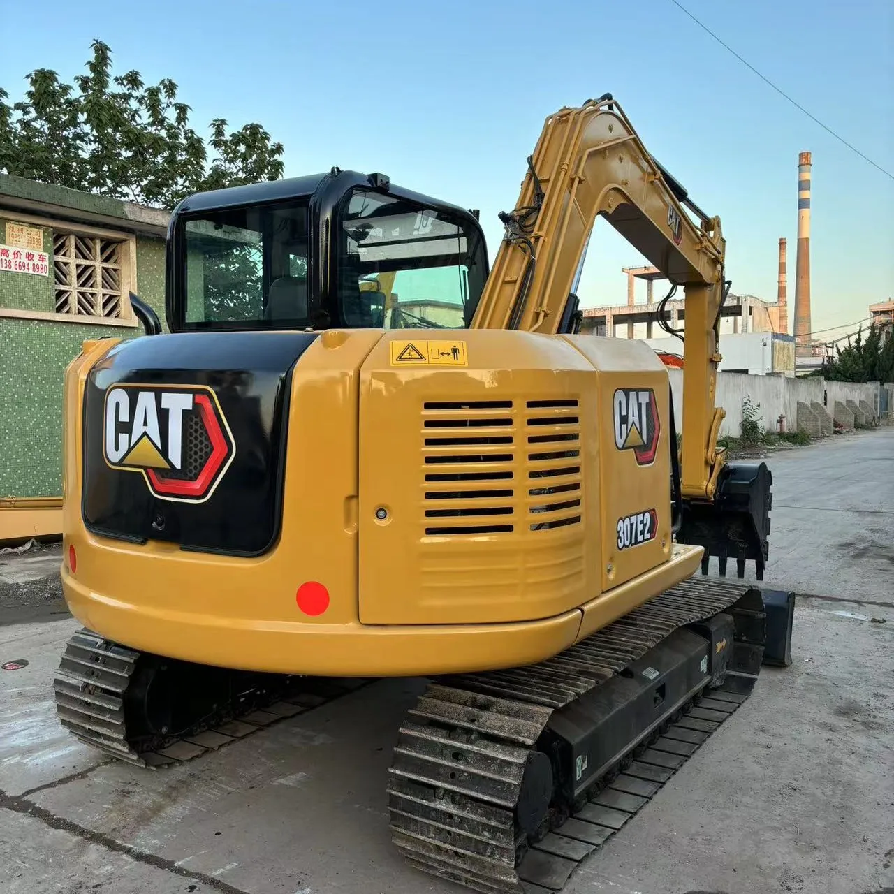 Экскаватор caterpillar 307e 7 тонн б/у 2023 год Гусеничный мини-экскаватор carter 307e2