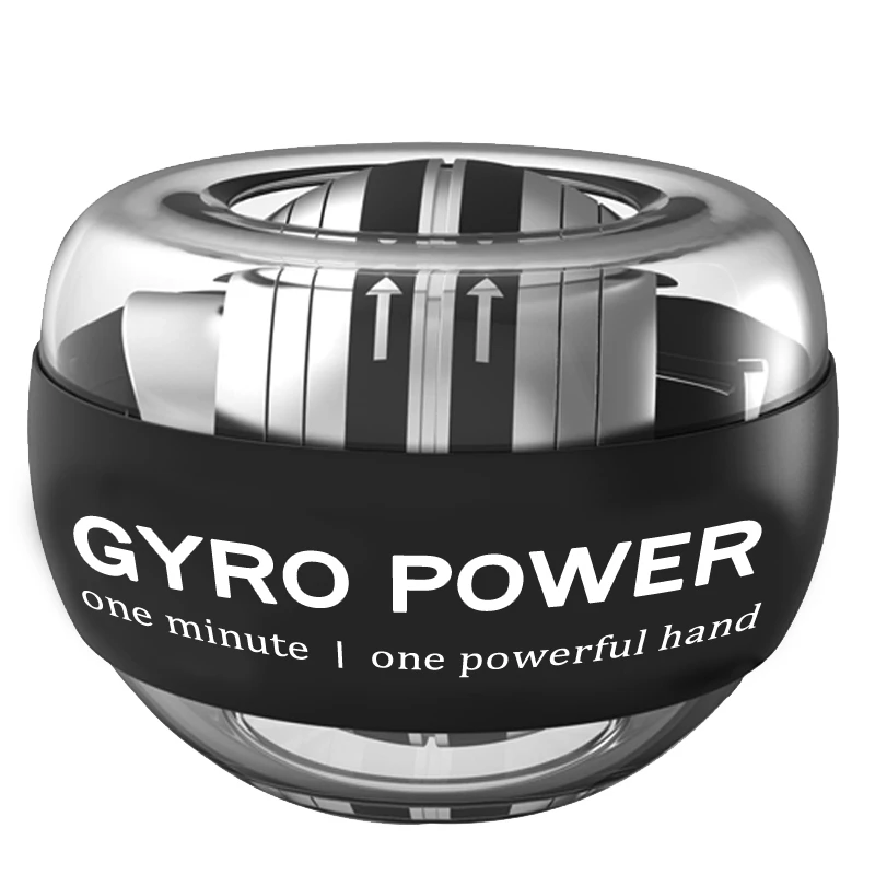 220LBS Gyroscope Autostart Range Gyro Power Wrist Ball Arm Hand Muscle Force Trainer Fitness Equipment