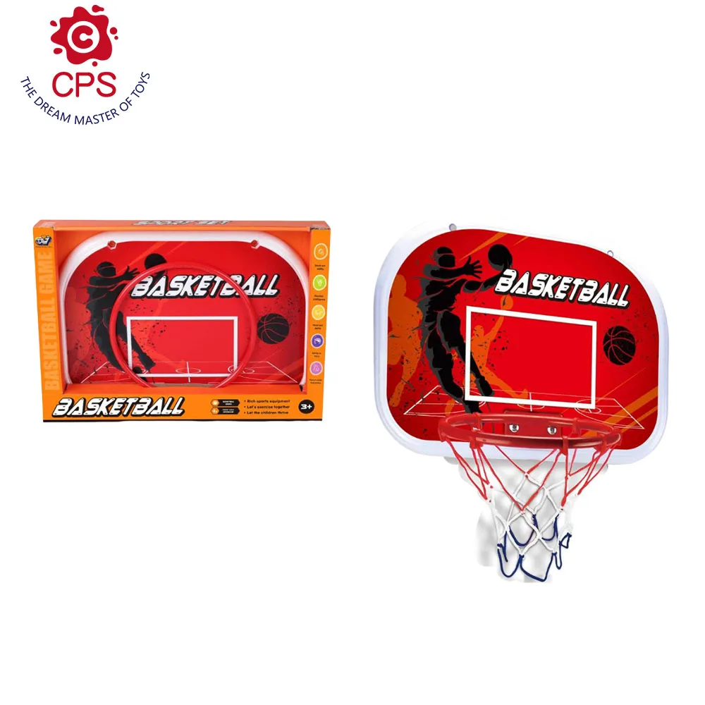New Design Indoor Wall Mounted Basketball Hoop Toss Game Basketball Board Exercise Sport Toys For Kids