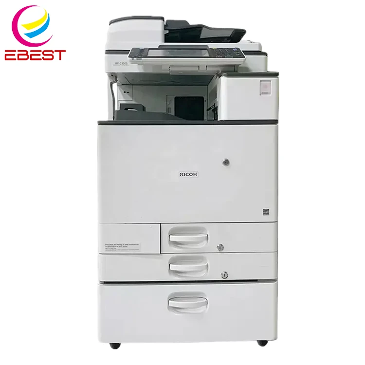 EBEST A4 A3 for Ricoh MPC2503 Photocopie Machine Speed Printing Machine MP C2503 Used Copier Printer Second-Hand Copier