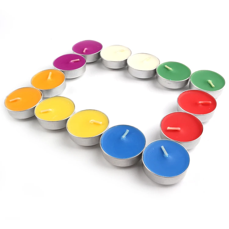 wholesale paraffin wax tea light 4 hour 100pcs white unscented tealight candles