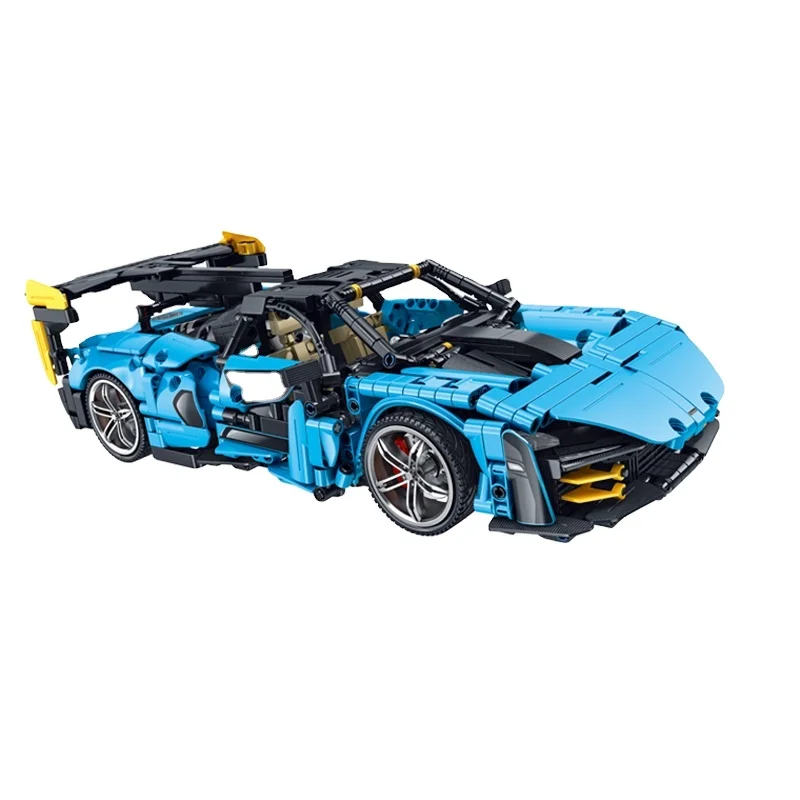 Wholesale Panlos 673002 1:14 Technic Sena Super Car Model Construction Building Blocks Set Toy Compatible with Legoing