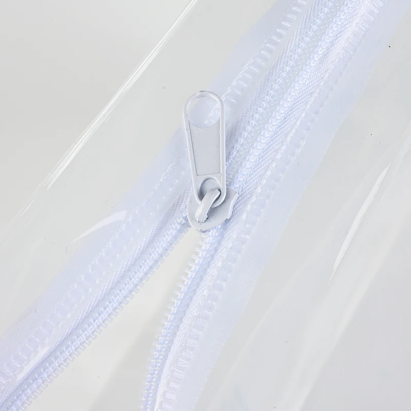 clear PVC cosmetic bag Toiletry  Zipper Travel custom Skincare Travel  Large Capacity Portable Cosmetic Bag