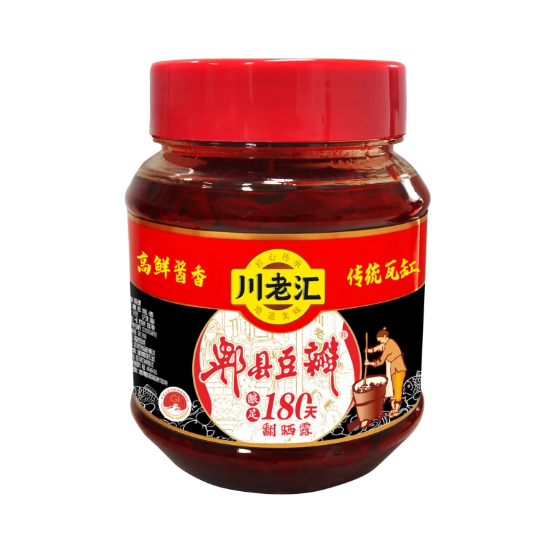 Chuanlaohui Halal Sichuan Pixian Red oil authentic fried vegetable material specialties Stew Hot Pot Seasoning