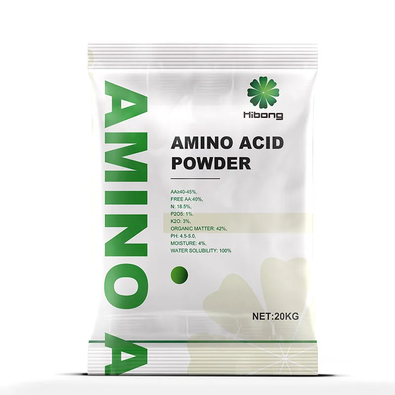 
hibong hight quality Agriculture fertil Amino Acid Powder in organic fertilizers 