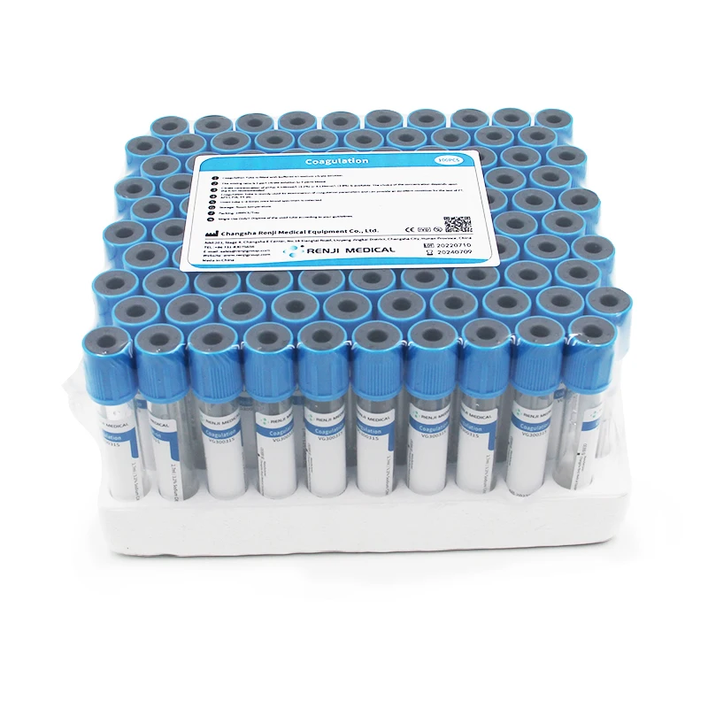 2023 PT tube 1:9 Sodium Citrate Blue Vacuum Blood Collection Tubes