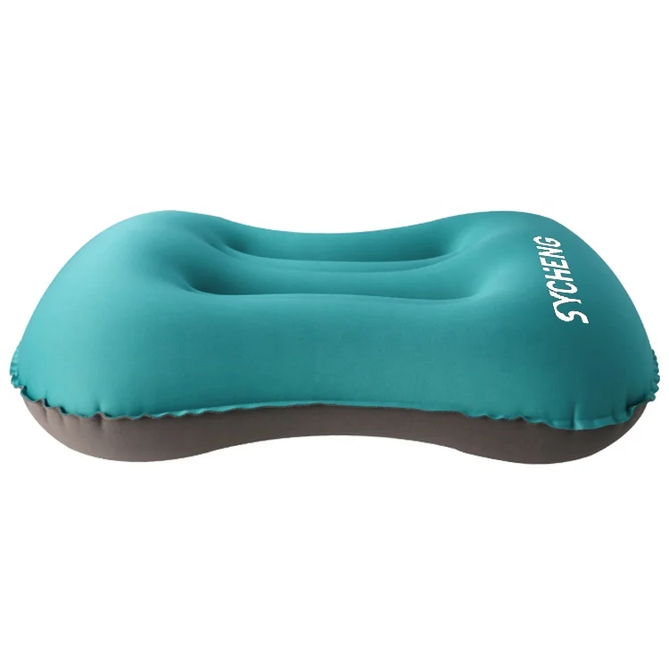 customizable durable lightweight portable air travel automatic inflatable pillow travel camping pillow