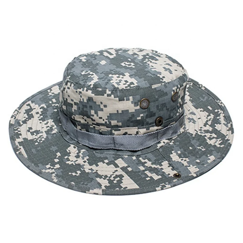 Outdoor Fan Outdoor Adult Tactical Round Camouflage Hat Training Sun Protection Wind Protection Benny Hat Camouflage Jungle Hat