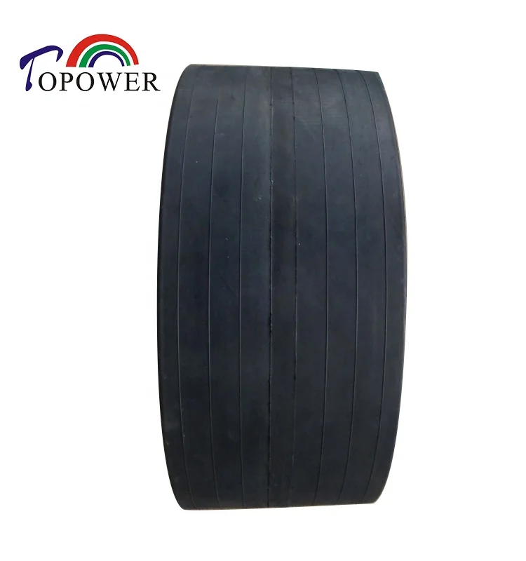 
High quality 620x255x455 pob solid rubber tire for milling machine passenger boarding bridge 