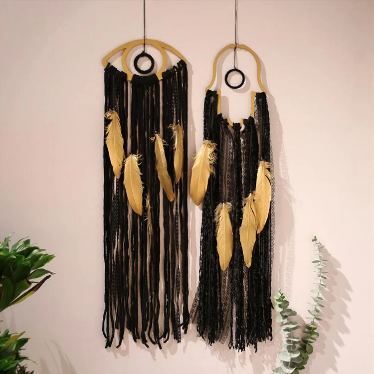 Wholesale Evil Eye Dream Catcher Boho Handmade Woven Tassel Home Wedding Wall Hanging Decor Ornament Craft Gift for Kids Bedroom