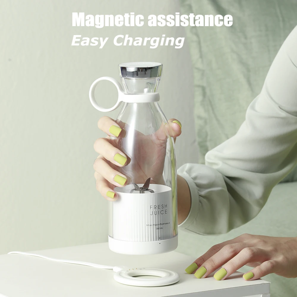 Портативная умная мини-соковыжималка в бутылке персональный Размер электрический беспроводной дорожный фруктовый блендер чашка перезаряжаемая