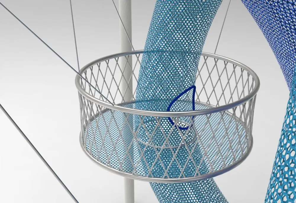 
High strength climbing rope net rainbow climbing nets for children playground 