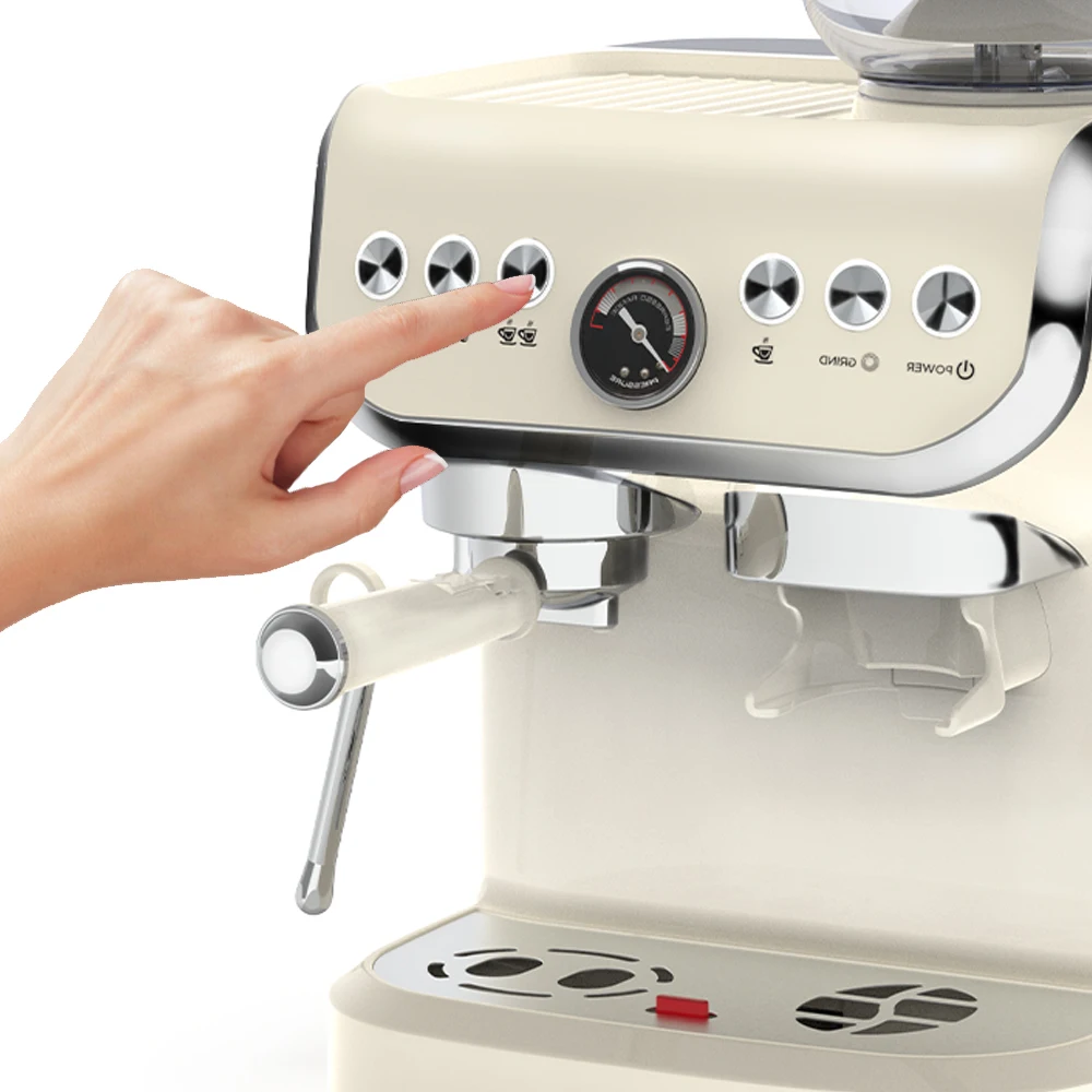 Оптовая продажа лучший профессиональный Kaffeemaschine ручной полуавтоматический дозатор для капучино кофе эспрессо-машина дома