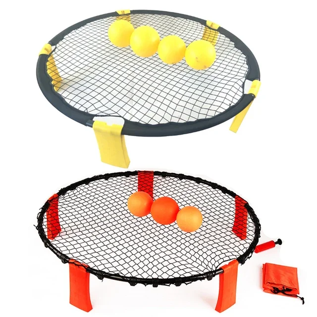 Hot sale outdoor beach spike ball game set PVC Mini toy balls inflatable toy Volleyball Game Set Sport