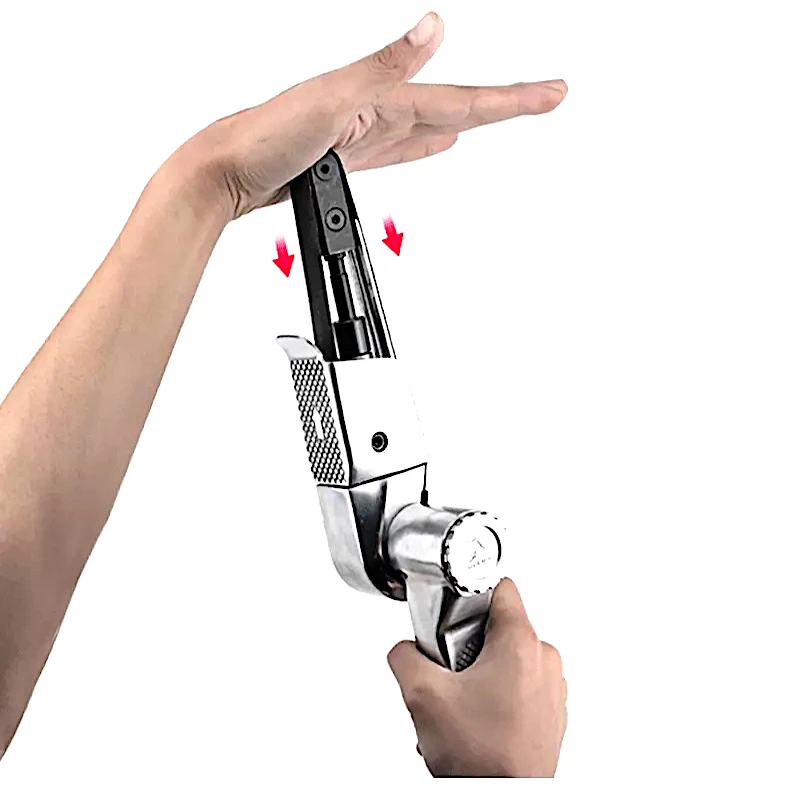 360 adjustable angle compact 3/8 belt sander Offset handle angle for greater access to difficult to reach panels to Isle of Man