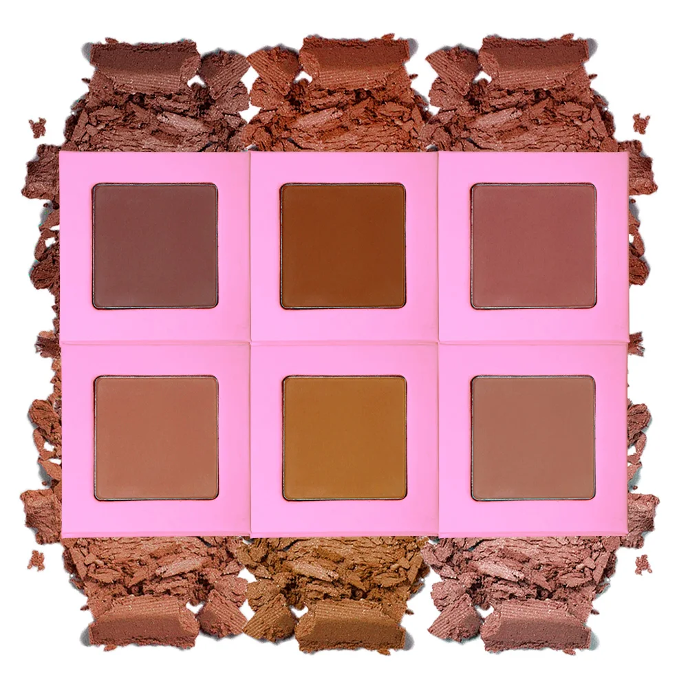 Your Own Brand High Quality Private Label Foundation Contour Pressed Powder Single Bronzer Makeup Cosmetics Palette