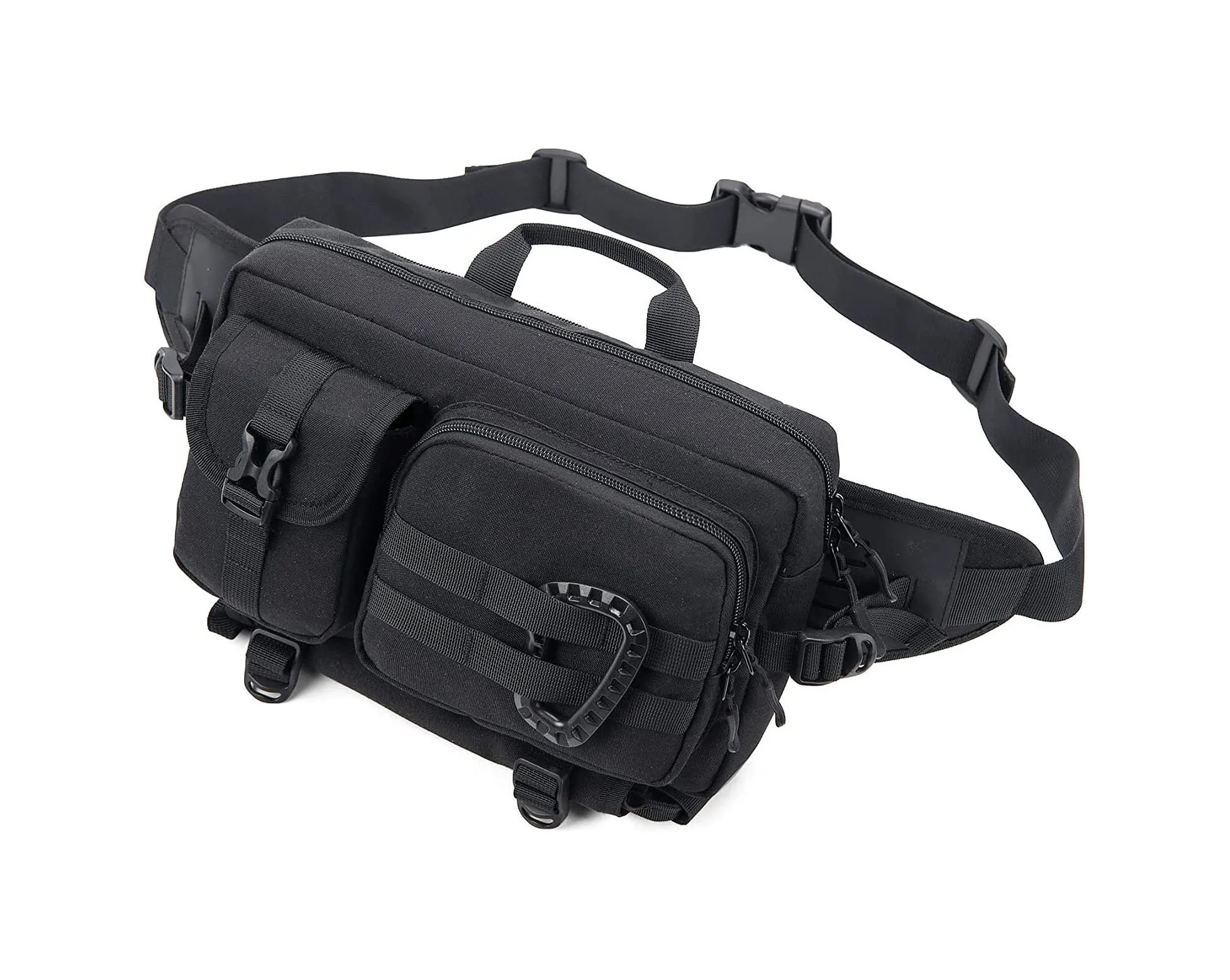 Outdoor Stylish Versatile Hiking Waist Bag Water Resistant Fanny Pack Crossbody Chest Sling Bag Tactical Waist Bag