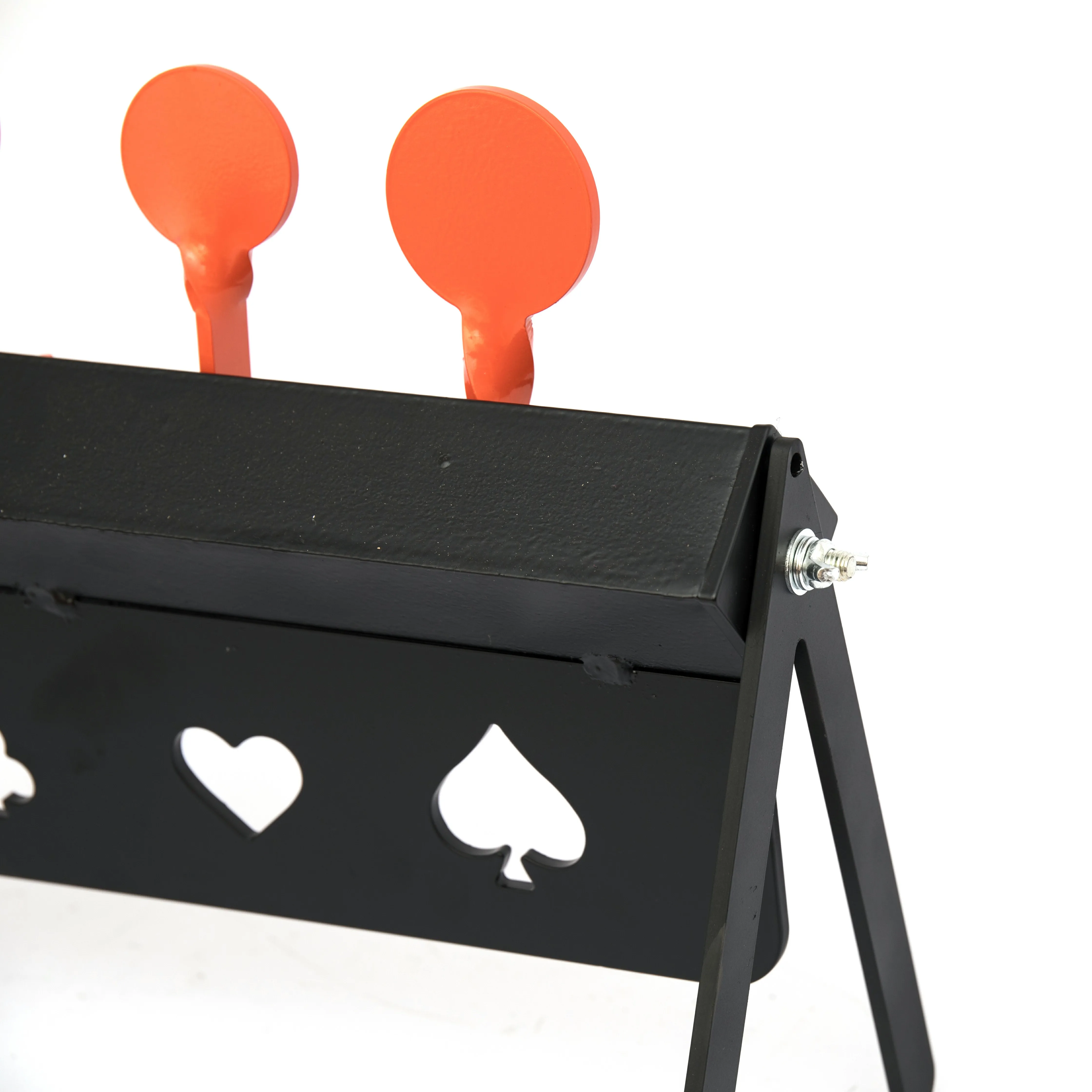 Box type automatic knock down reset metal gun shooting target for 22LR