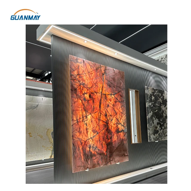 Luxury Brazil Quartzite Slabs Red Exotic Red Quartzite Granite Marble Slabs Tils Cosmopolitan Quartzite