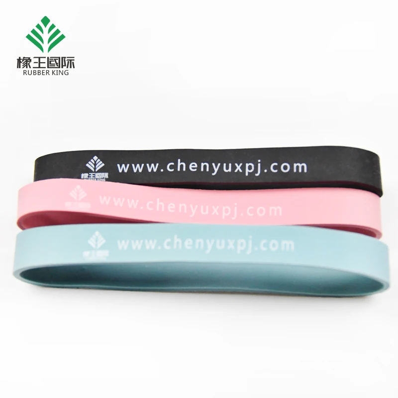 wristband bracelet Friendly Color Elastic Latex House Office Quality Custom any size rubber band