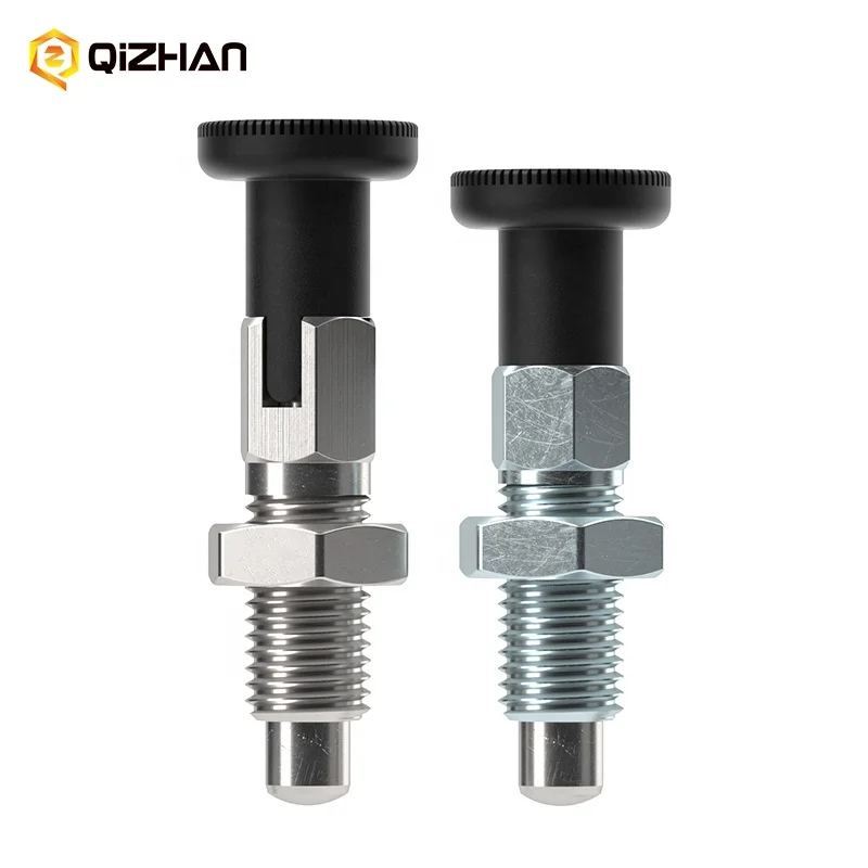GN717 Stainless Steel Carbon Steel M6 M8 M10 M12 Plastic Knob Spring plunger Indexing Plunger