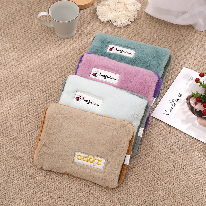 2021 hot sale rechargeable hand warmer Cute Fashion Plush portable electric hot water bag use in winter
