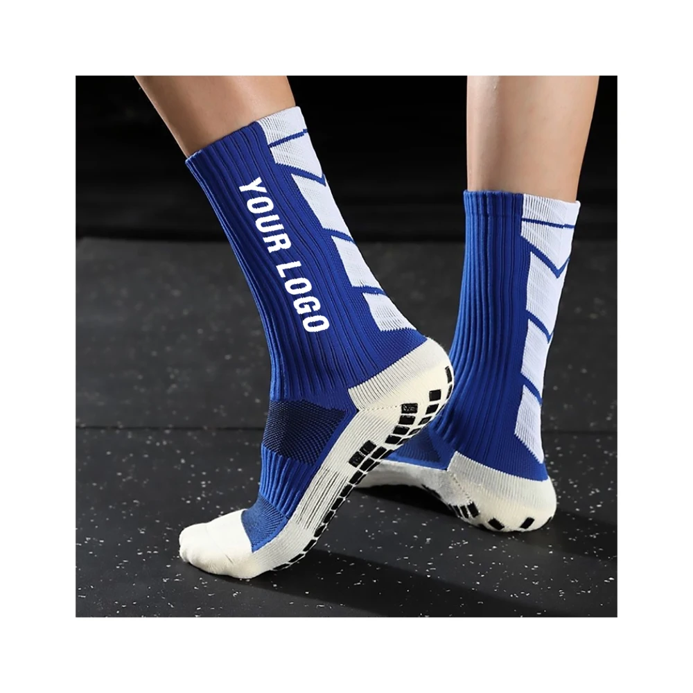 Socks Uron Custom Anti-slip sport soccer football socks custom grip soccer football socks from shaoxing