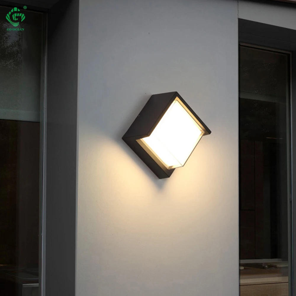 waterproof body induction led garden lights outdoor wall lights exterior wall mounted led exterior lamp