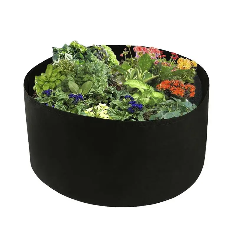 
Felt Garden Plant Grow Bag Felt Fabric Breathable Planting Container for Carrot Onion Flower Vegetable 