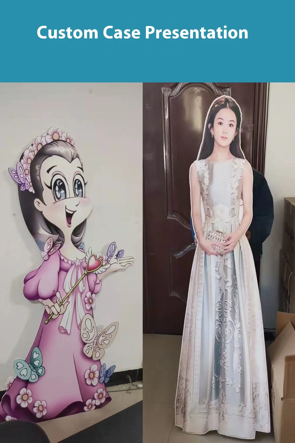 Advertising Poster Cardboard Standee human shape standee kt board poster display stand for advertising