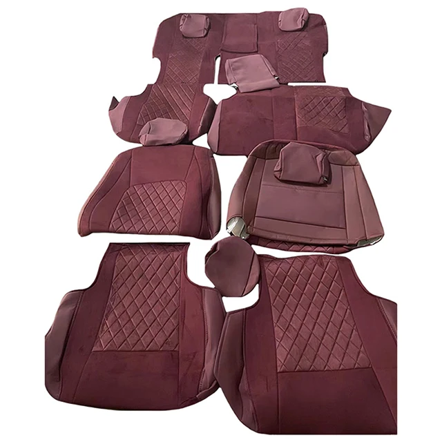 Custom fit interior leather & upholstery seat full set car seat covers for toyota hilux vigo revo N70