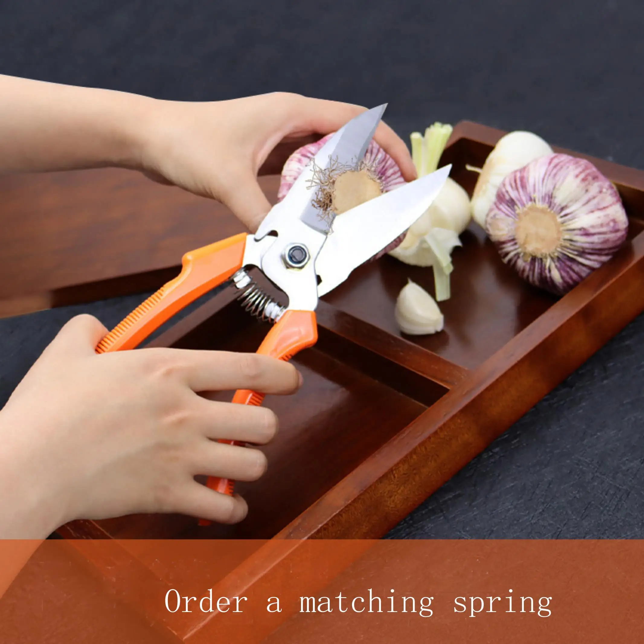 Garlic Scissors for Cutting Garlic Sprouts Garlic Cutting Onions,Kitchen Shears - Durable Multi-Purpose Scissors