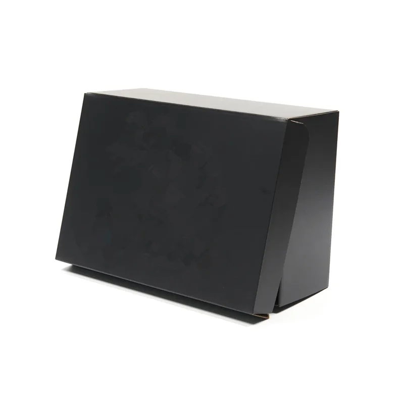 Luxury customized logo printing shoe storage boxes Larger size black sneaker shoe boxes with your customized logo