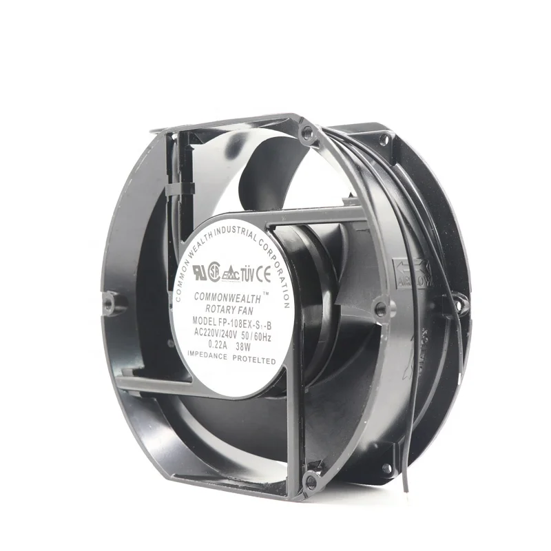 Taiwan Commowealth   FP-108EX-S1-B 17251 220V 0.22A 38W cooling fan