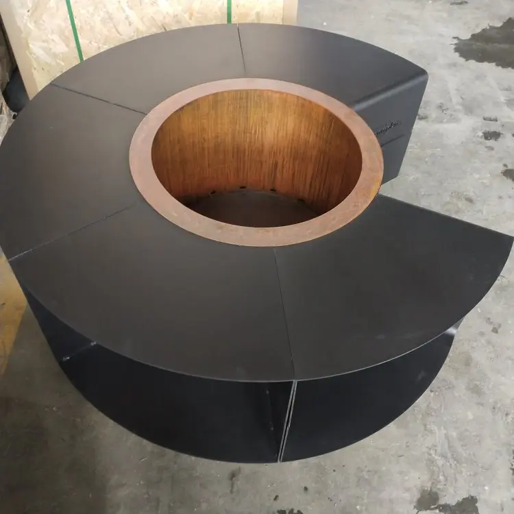 Outdoor Fire Brazier Oven Fire Pit Garden Fireplace and Grill